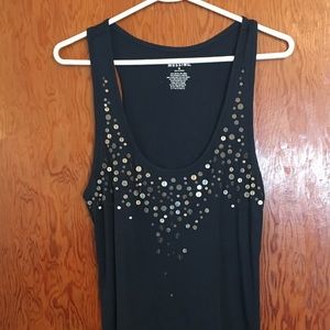 Sequin tank top